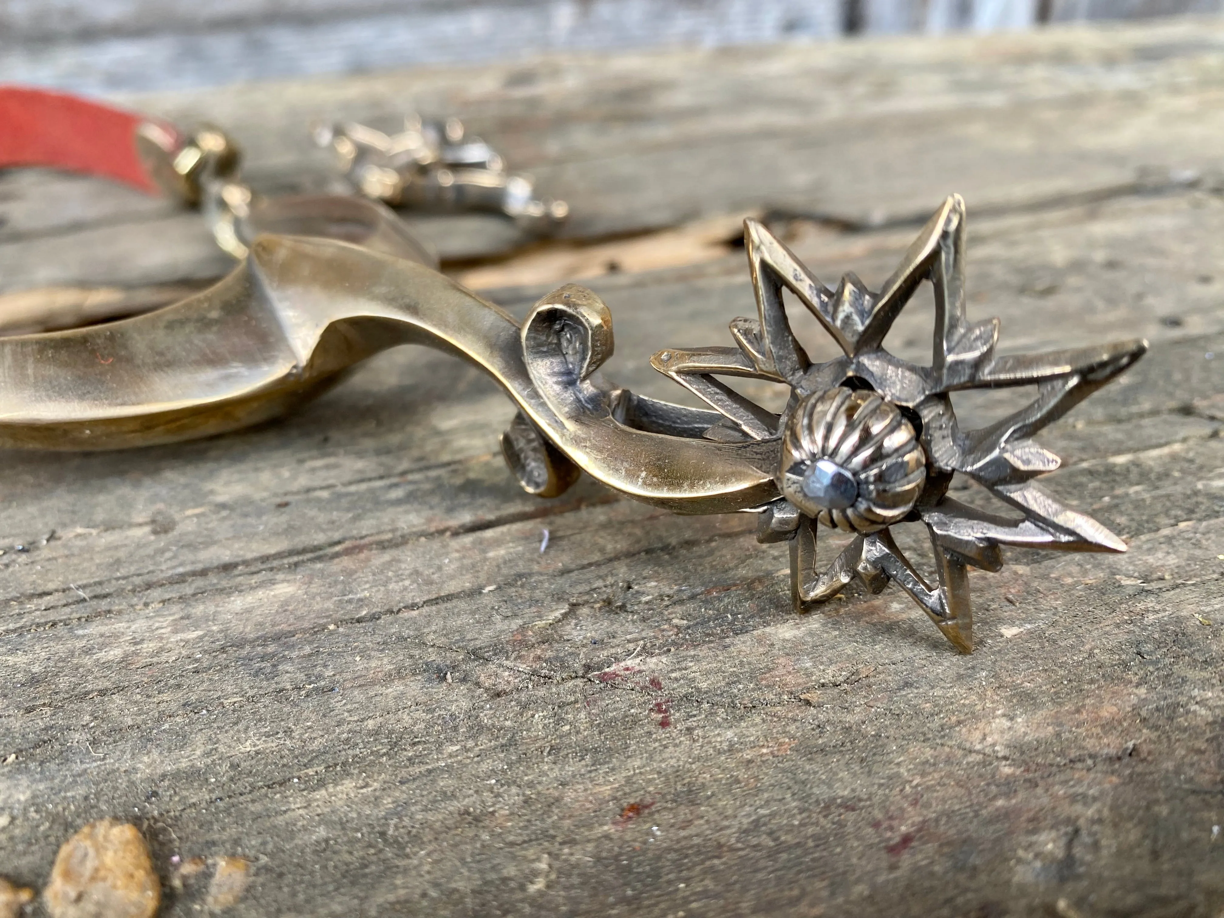 16th Century Bronze Rowel Spurs - SOLD