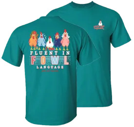 2636 Fowl Language Back Design  Jade Dome