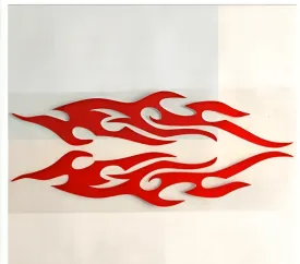 2pcs Universal Car Sticker Styling Engine Hood Motorcycle Decal Decor Mural Vinyl Covers Auto Flame Sticker Car-styling