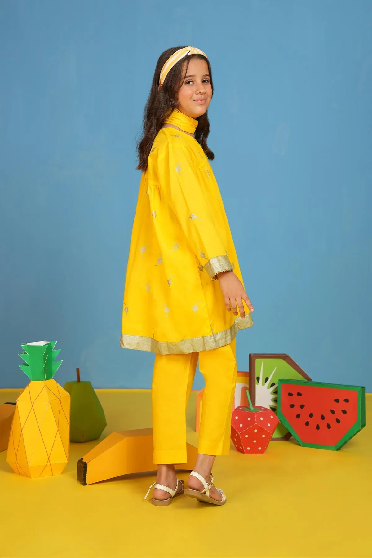 3 Pc Printed Lawn Suit