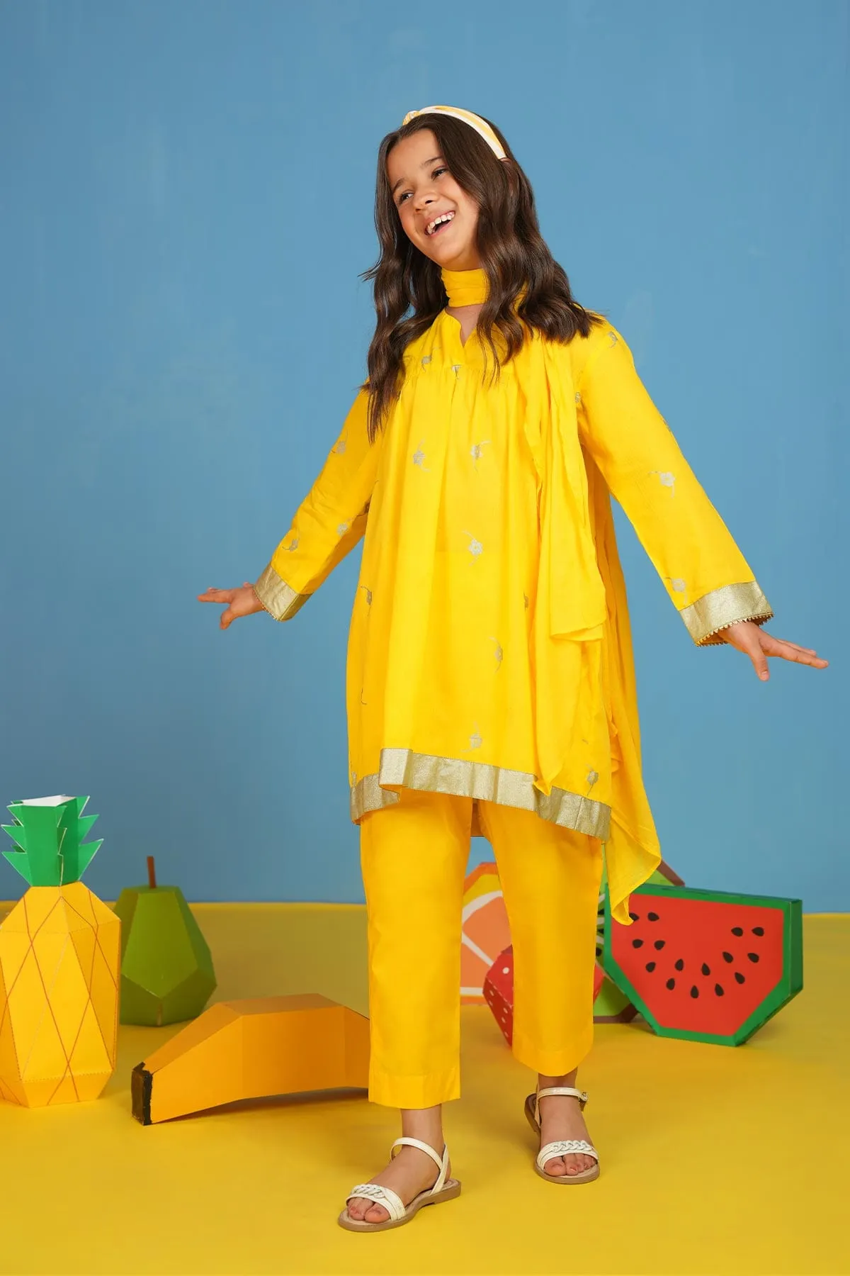 3 Pc Printed Lawn Suit