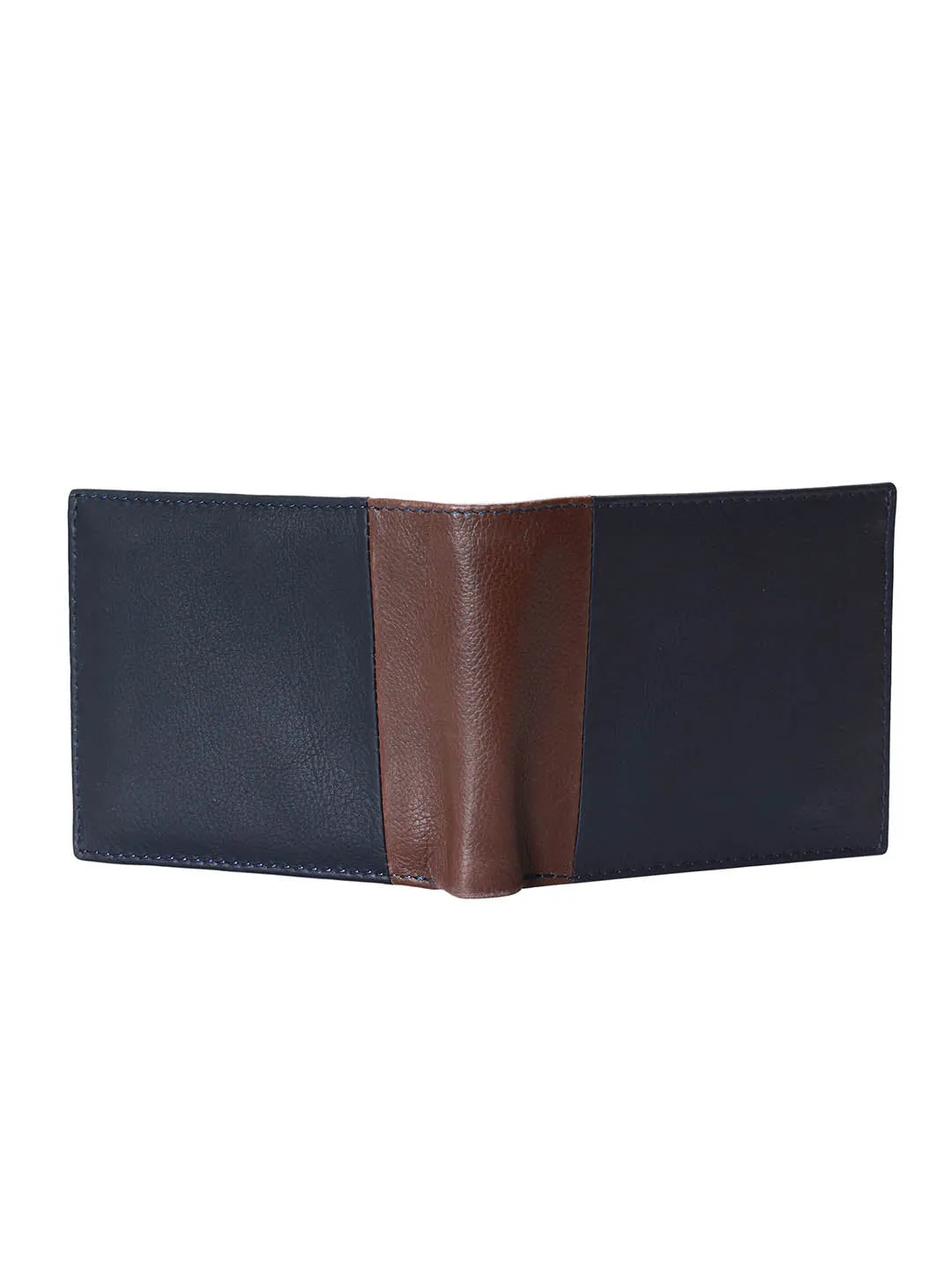 3015A BLUE BROWN LEATHER WALLETS