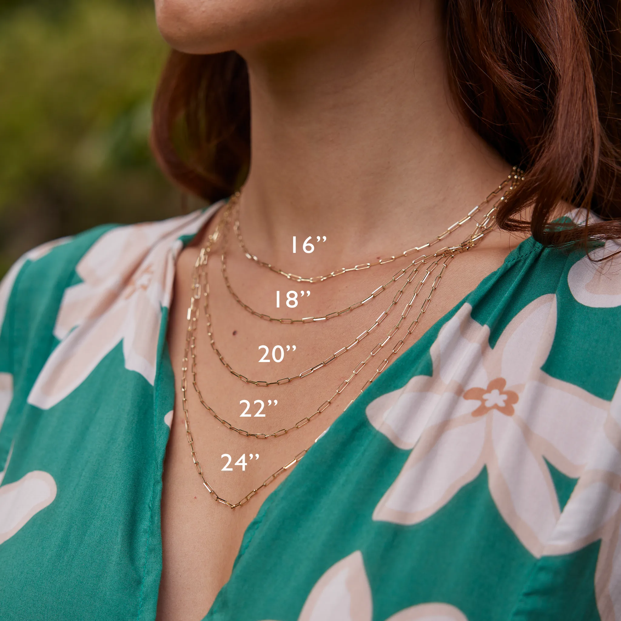 3.5mm Hollow Rope Chain in Gold