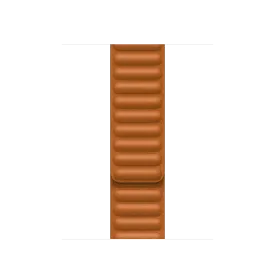 41mm Golden Brown Leather Link - M/L