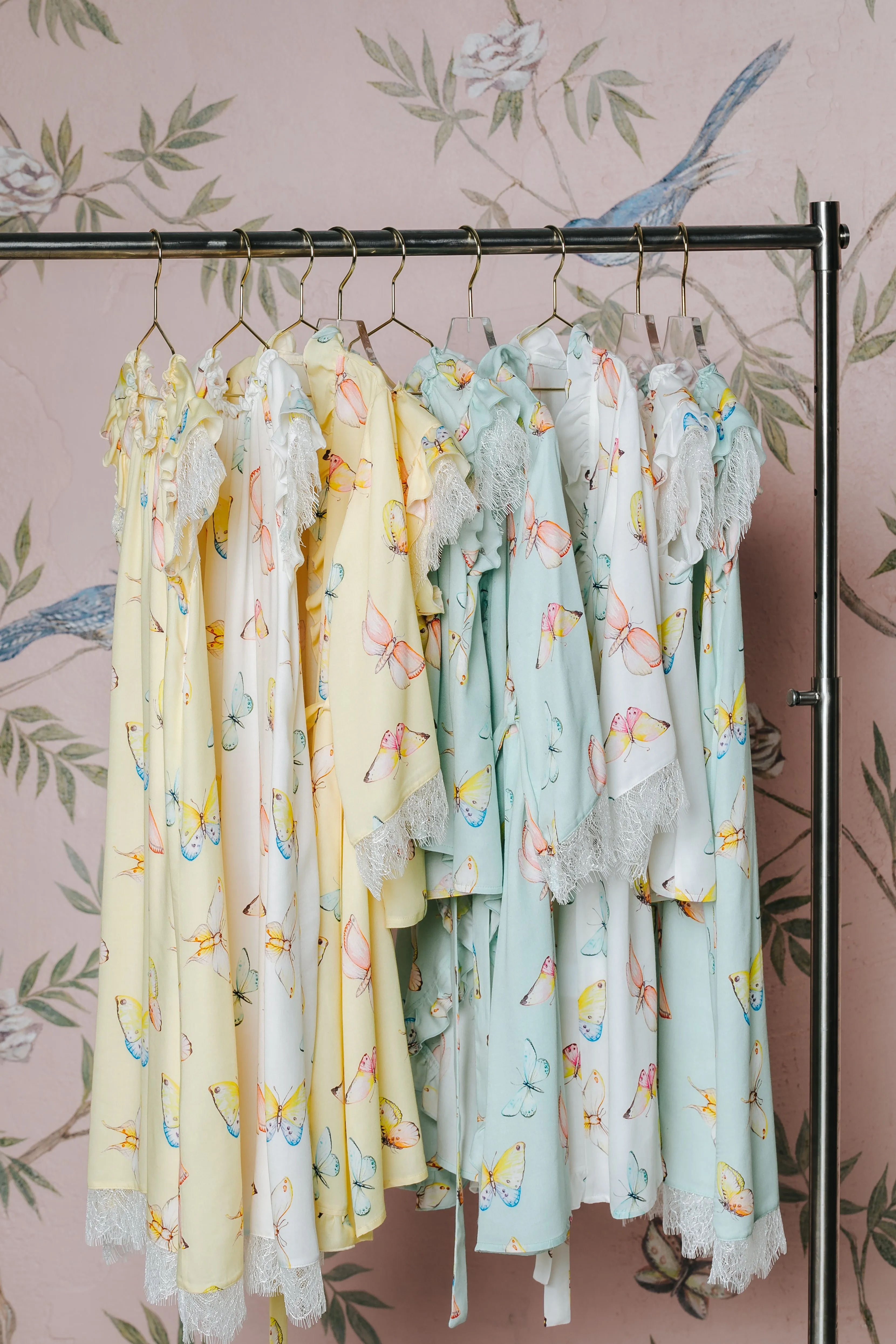 ADELIA - KIDS' PYJAMA SET WHITE BUTTERFLIES