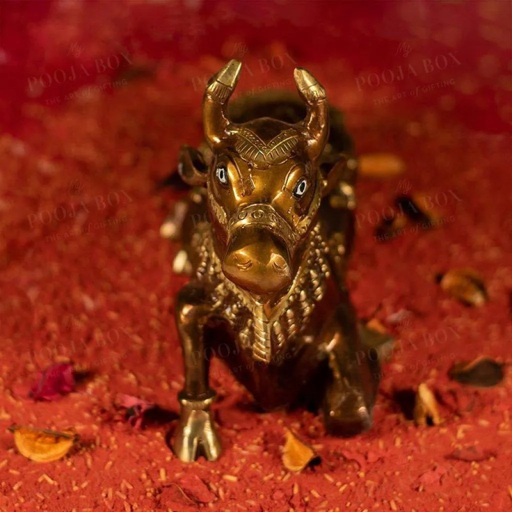 Agraj Brass Nandi Bull