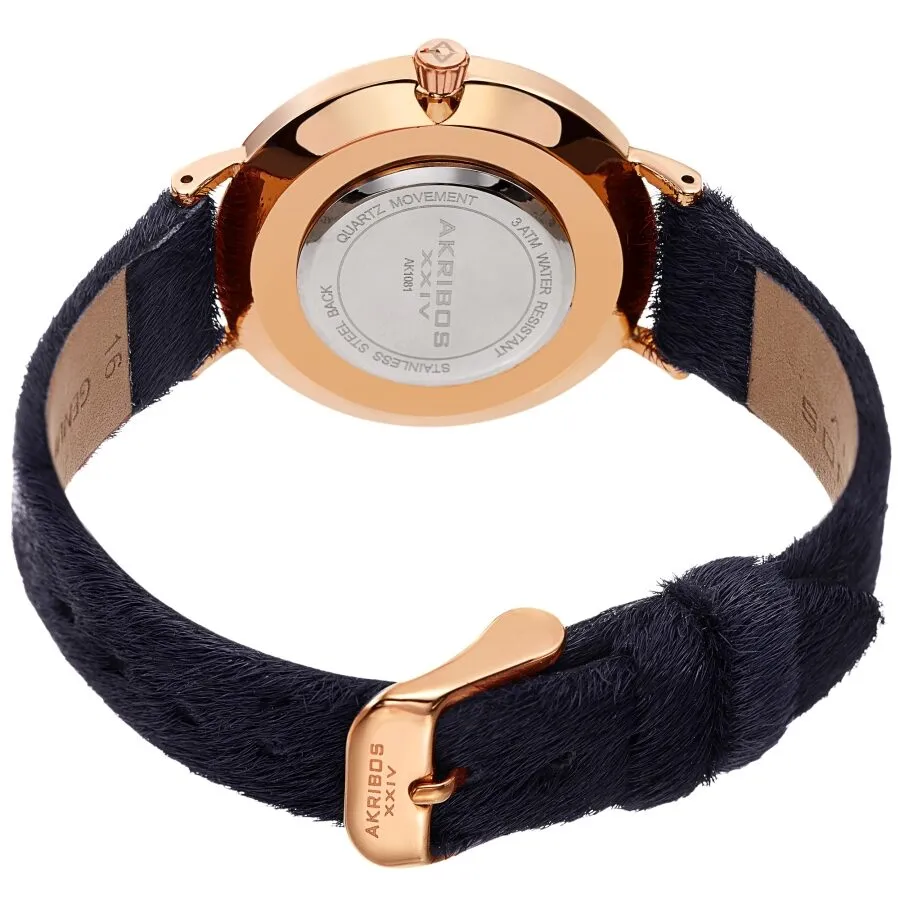 Akribos Xxiv Blue Dial Ladies Watch AK1081BU