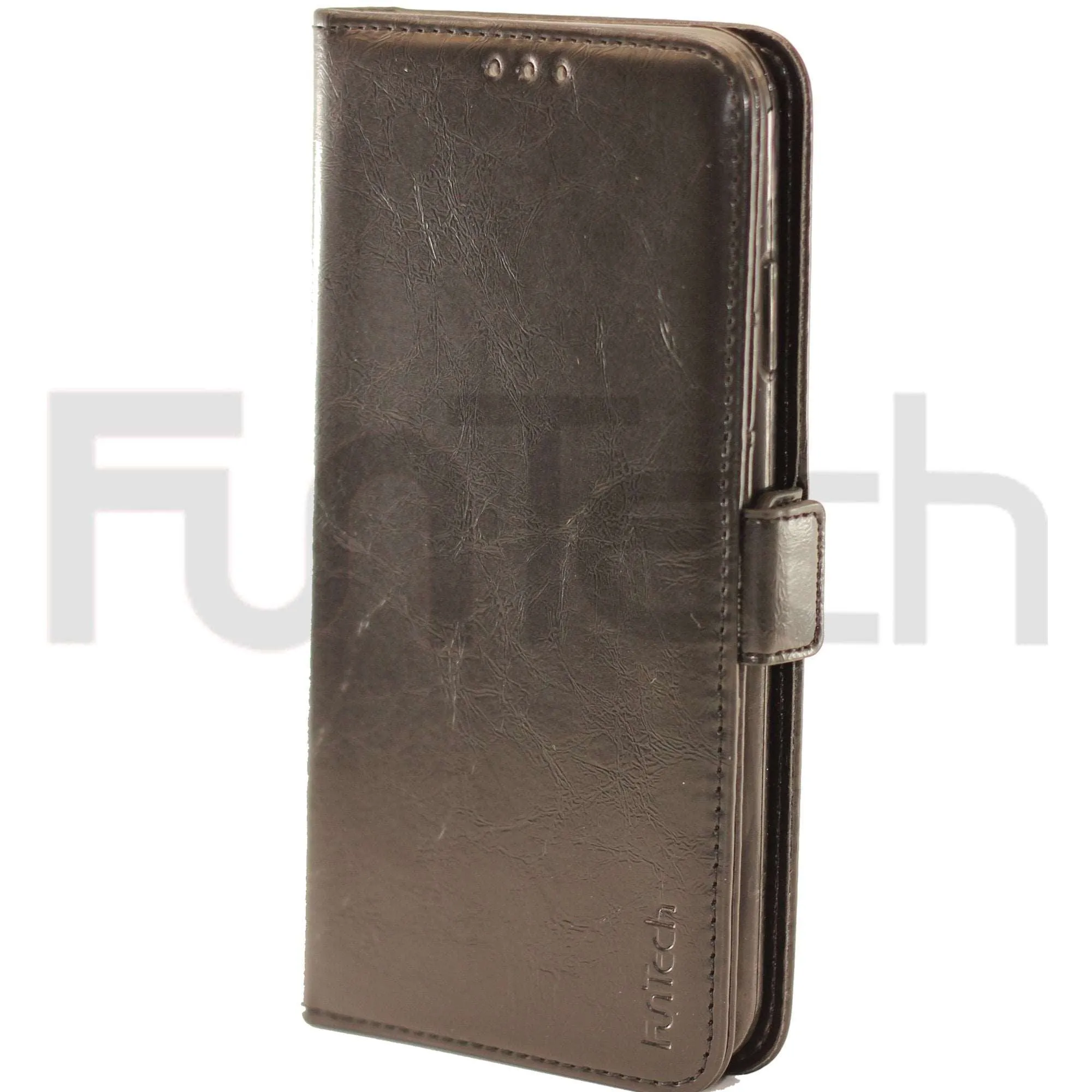 Apple iPhone XS Max Leather Wallet Case Color Black