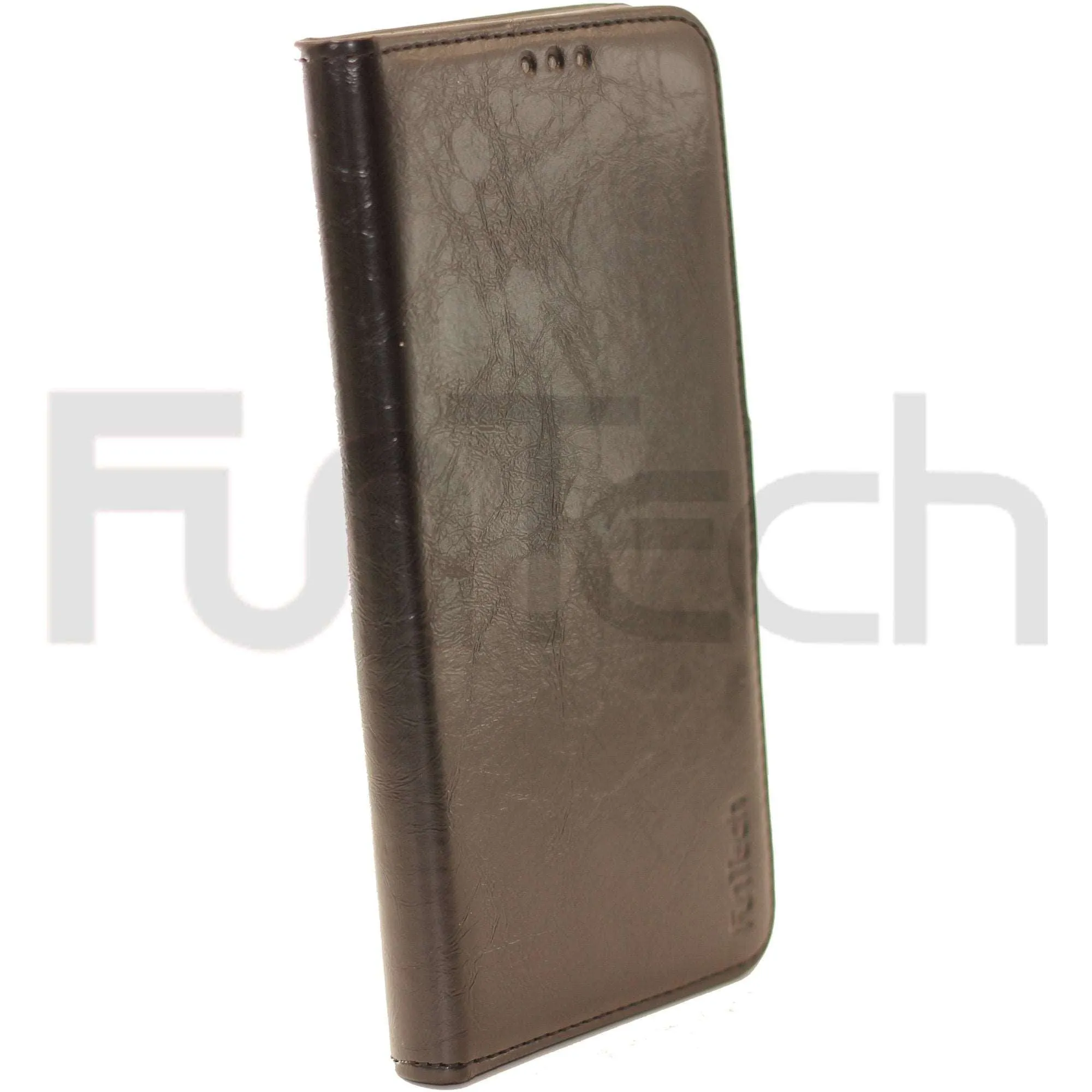 Apple iPhone XS Max Leather Wallet Case Color Black