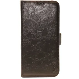Apple iPhone XS Max Leather Wallet Case Color Black