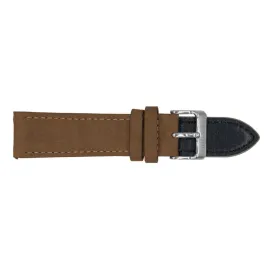 ARIES GOLD BROWN  AG-L0035-22 LEATHER STRAP
