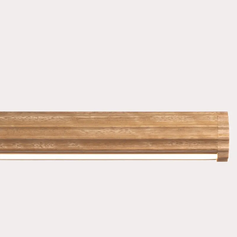 Australian Fluted Timber Linear Pendant