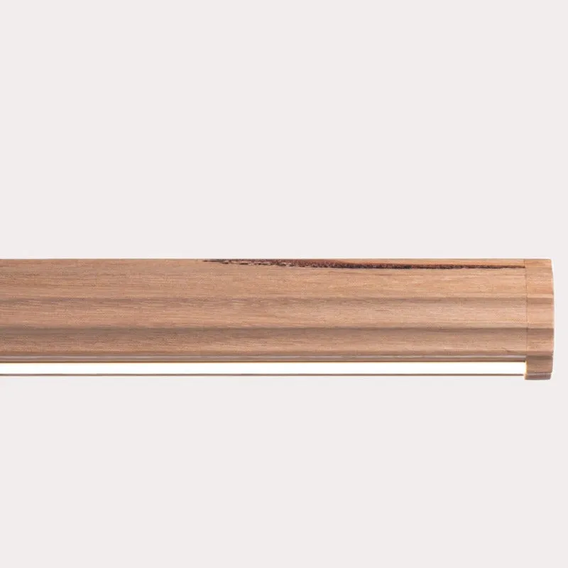 Australian Fluted Timber Linear Pendant