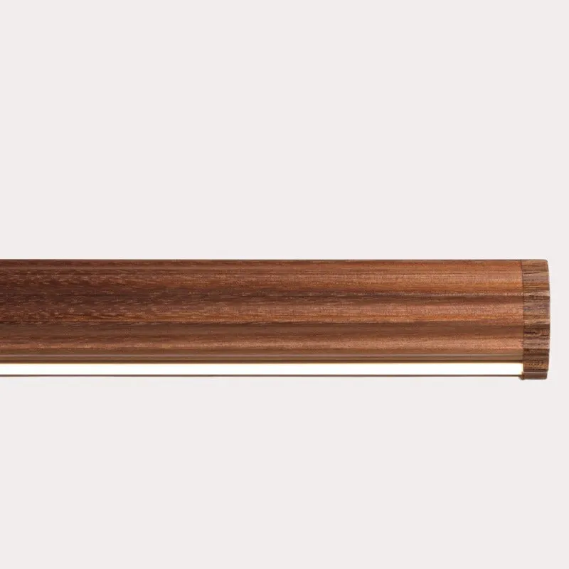 Australian Fluted Timber Linear Pendant