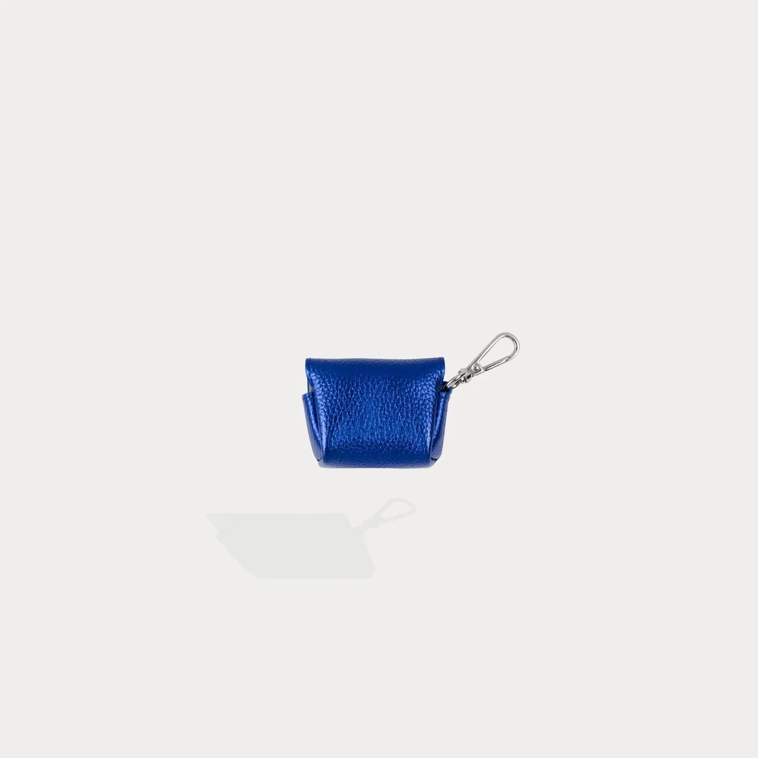Avery AirPod Clip-On Pouch - Metallic Blue/Silver