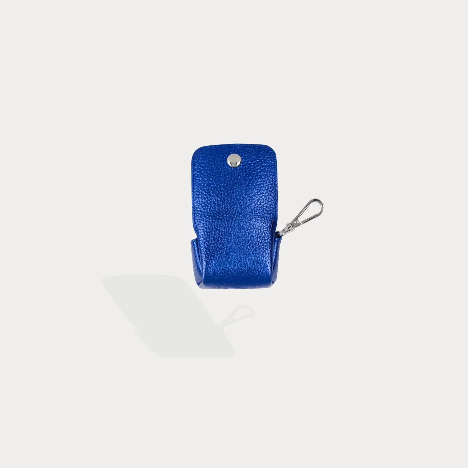 Avery AirPod Clip-On Pouch - Metallic Blue/Silver