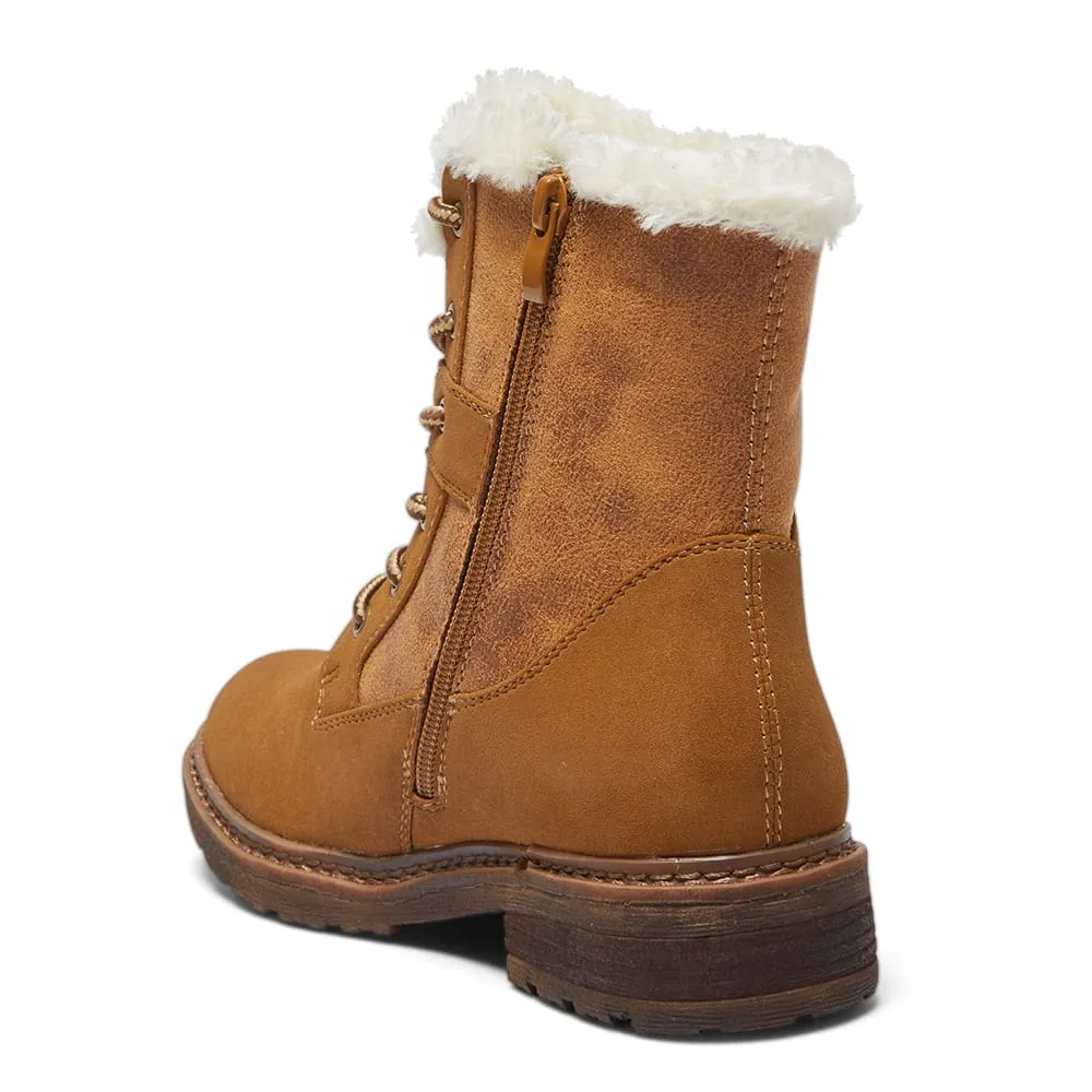 Bailey Boot in Chestnut Micro