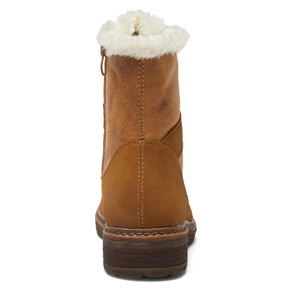 Bailey Boot in Chestnut Micro