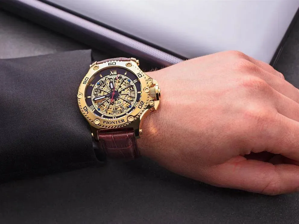 Barcelona Pionier GM-516-4 | Gold | Made in Germany