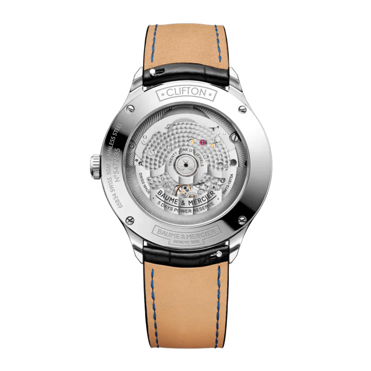 Baume & Mercier Clifton Baumatic 10467 40mm Blue Automatic Men's Watch