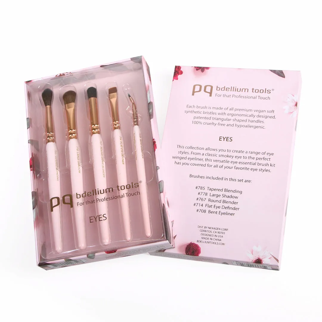 Bdellium Tools PINK GOLDEN TRIANGLE EYES SET