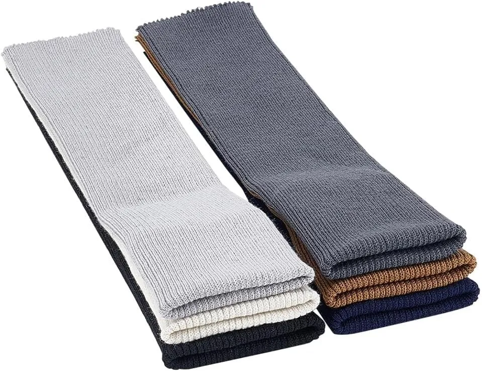 BENECREAT 6 Colors Knit Cuff Sleeve Ribbing Cuff Fabric, 15.7x2.75" Tubular Rib Cuffing Replacement for Waistband Leg Arms Wear Cotton Padded Jacket Sportswear Cuffs Extension, Basic Color