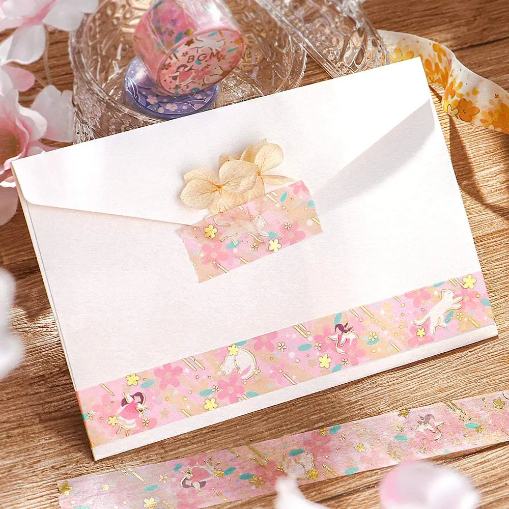BGM Foil Stamping Masking Tape: Hana Monogatari - Peach Blossom