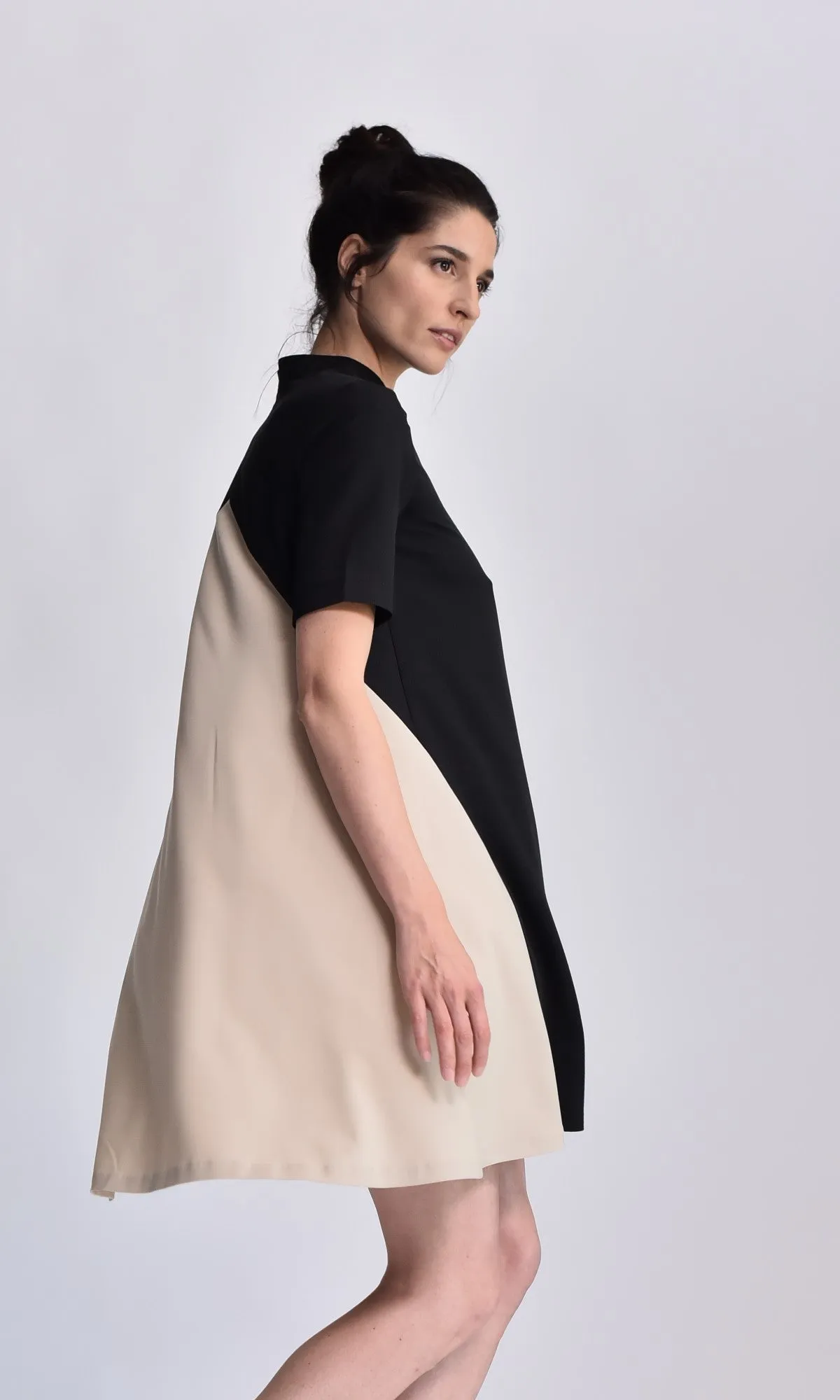 Bicolour Mini Dress