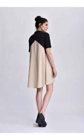 Bicolour Mini Dress