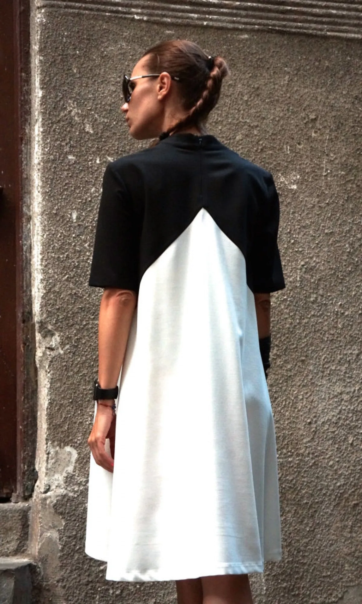 Bicolour Mini Dress