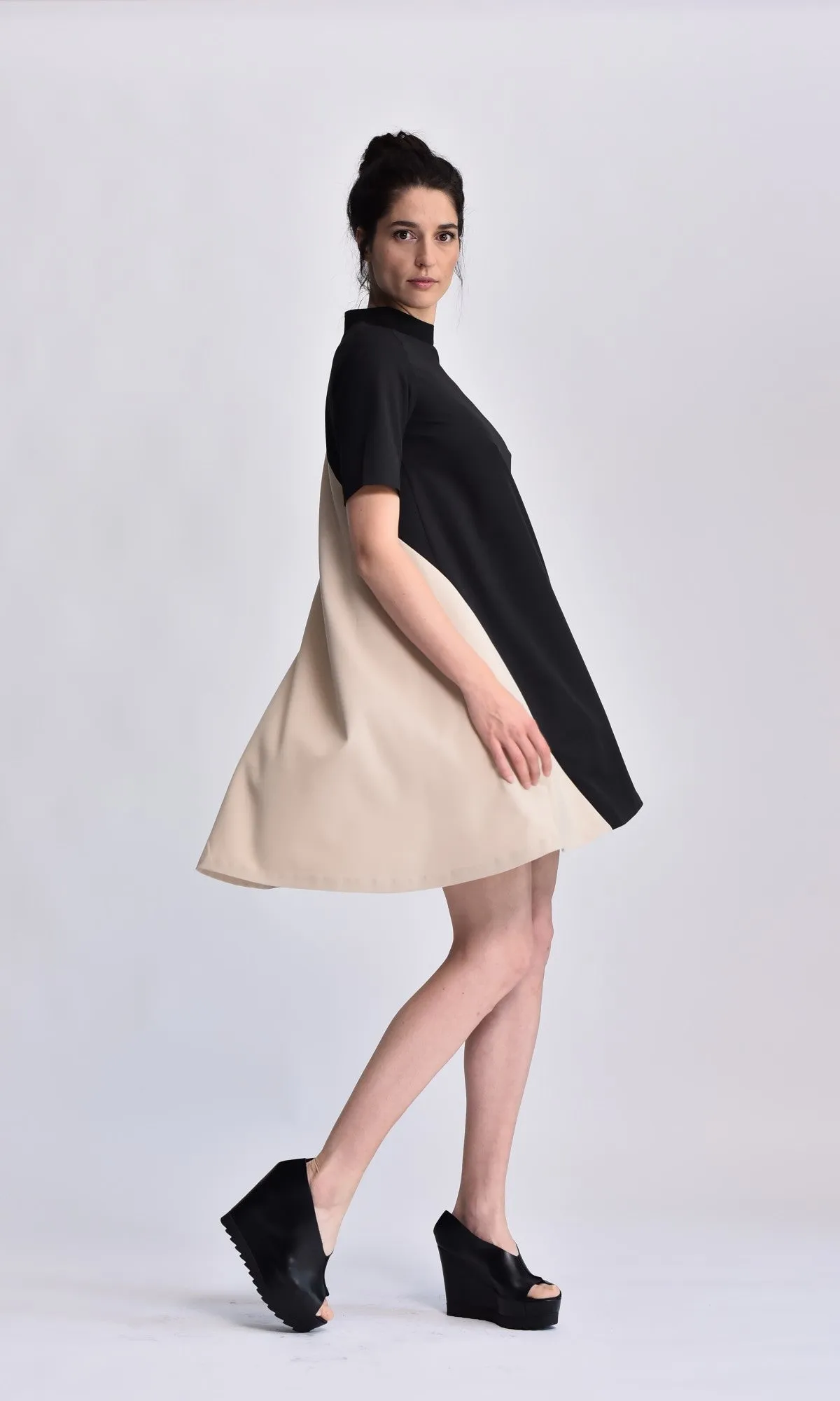 Bicolour Mini Dress