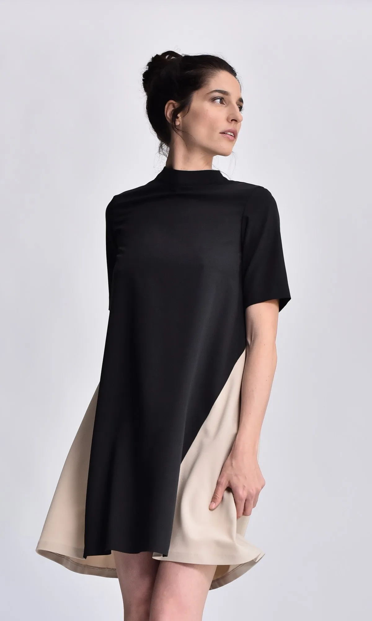 Bicolour Mini Dress