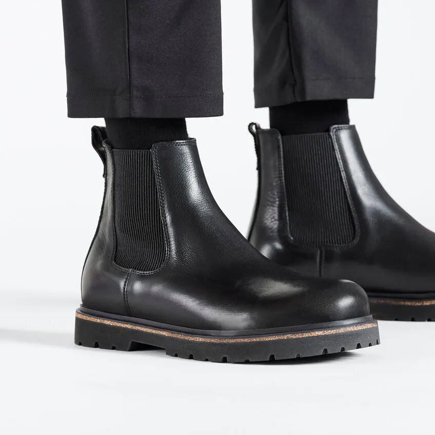 Birkenstock High Wood Deep Blue Boot - Black