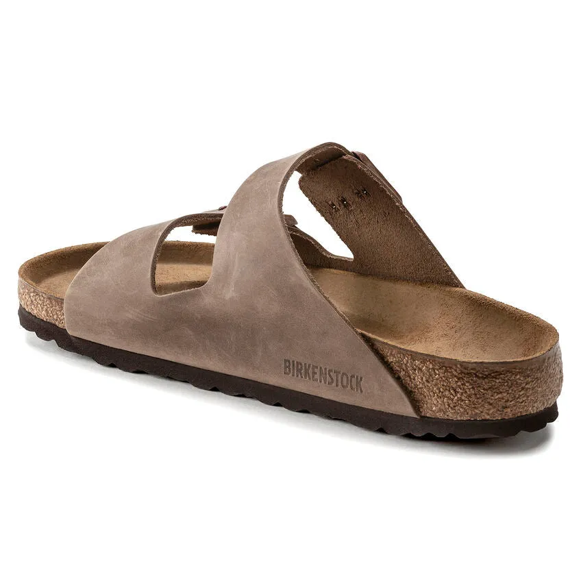 Birkenstock Women's Arizona Oiled Leather (Tobacco Brown - Narrow fit)