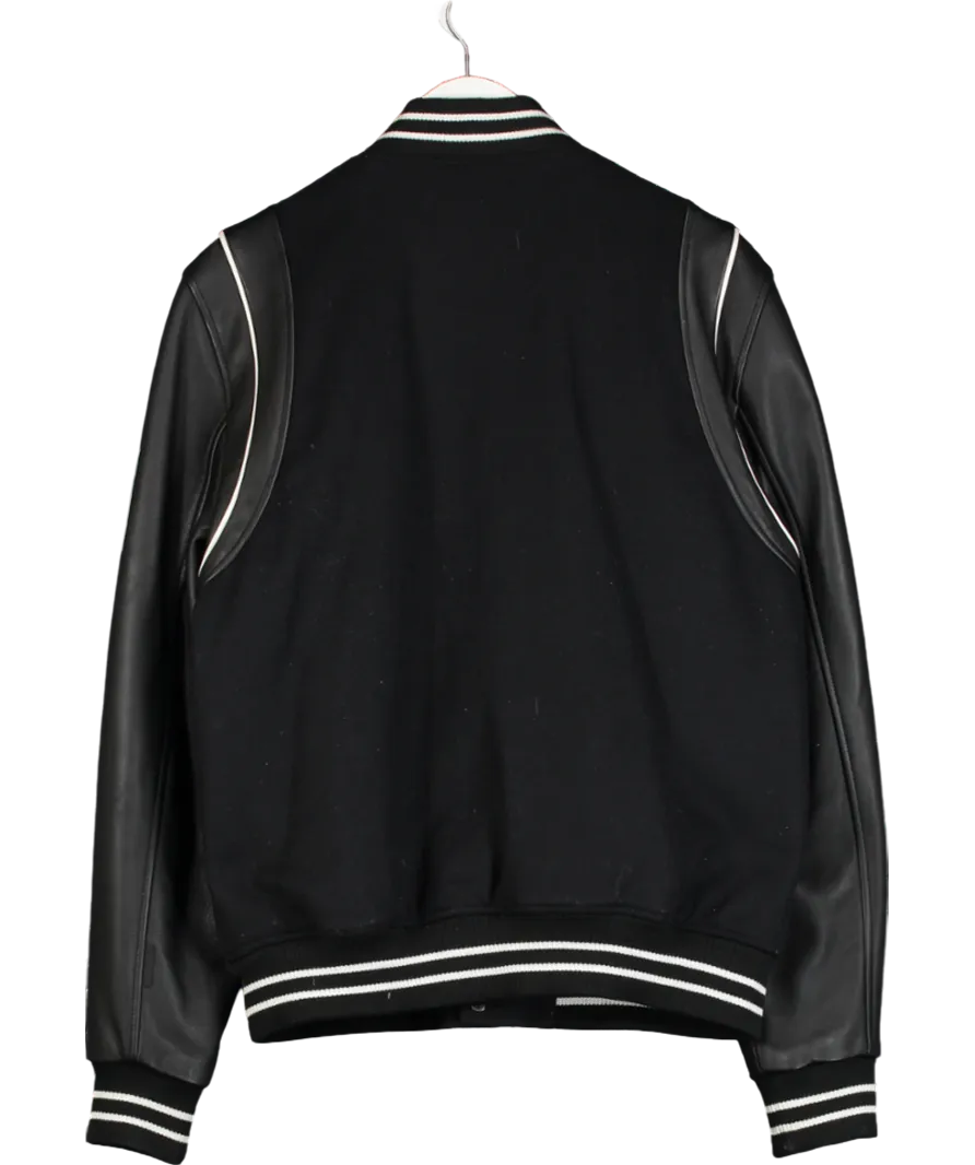 Boda Skins Black Varsity Jacket UK L