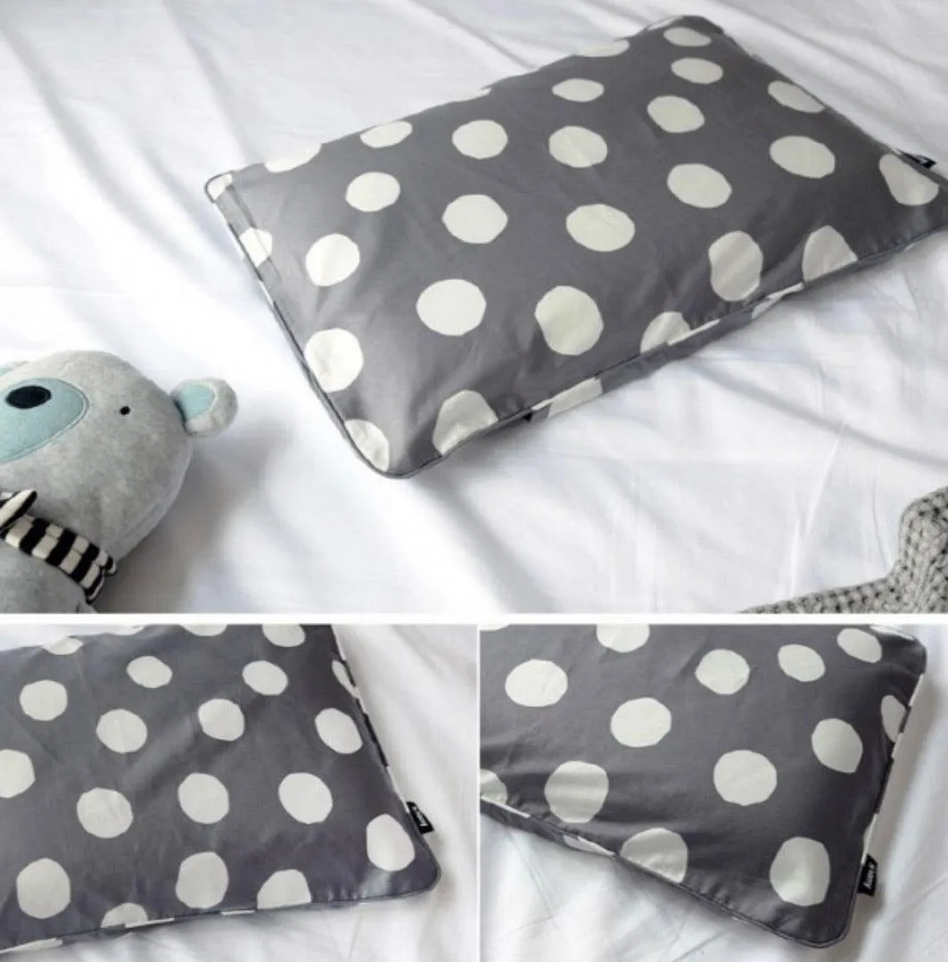 Borny Air Pillow Newborn Pillowcase Big Dot Gray