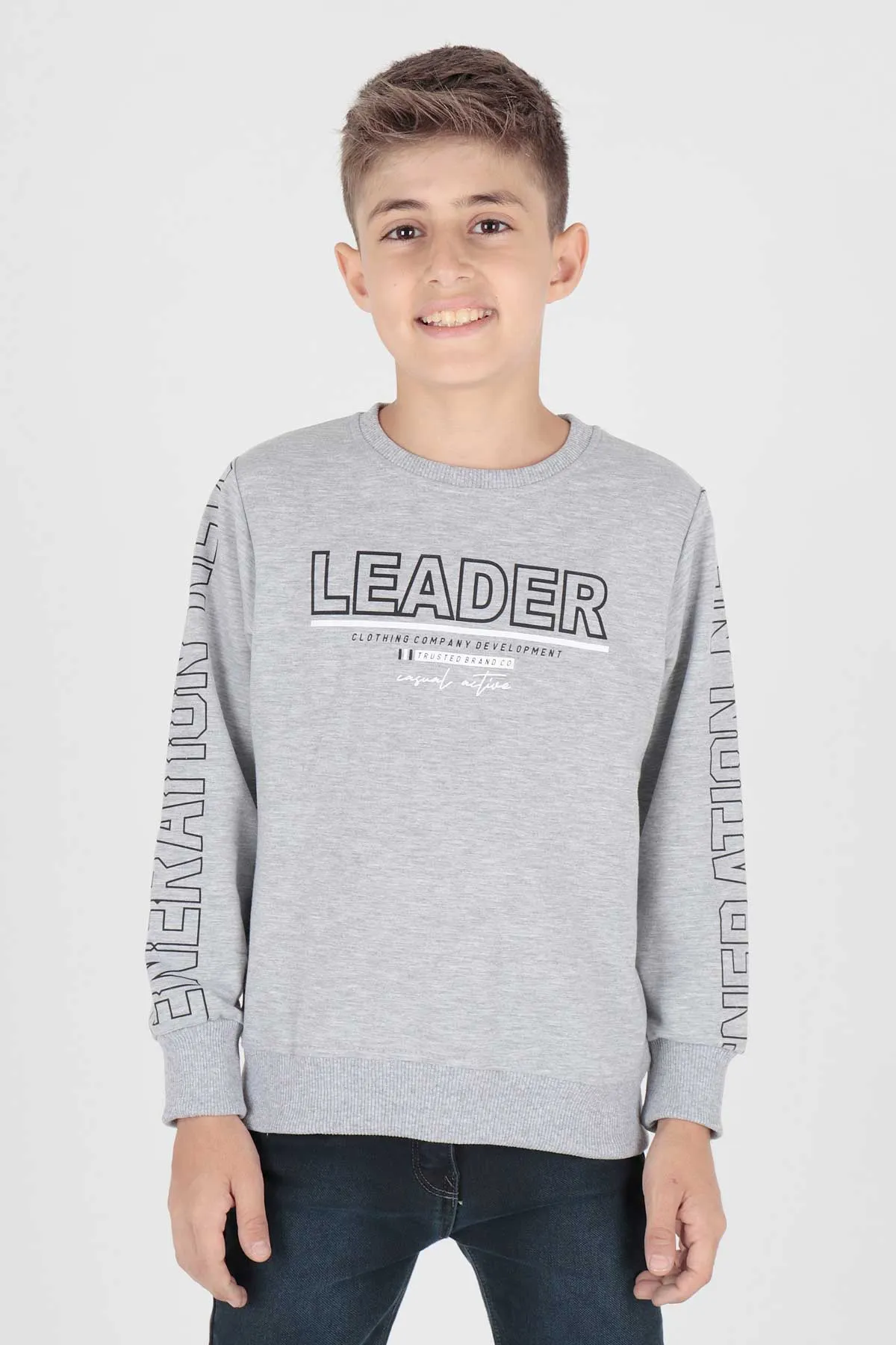 Boy Leader Printed Trend Sweatshirt AK15091