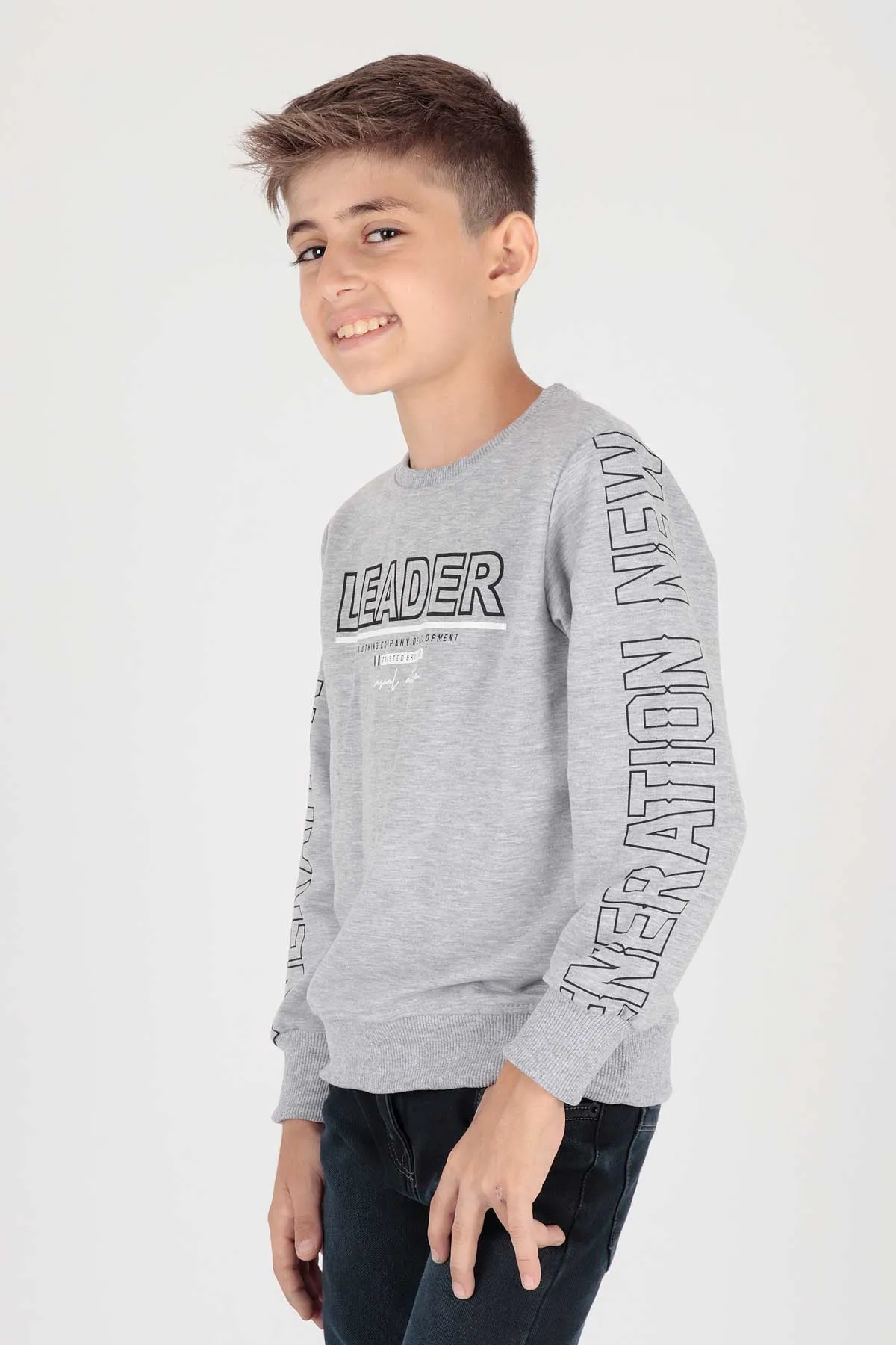 Boy Leader Printed Trend Sweatshirt AK15091