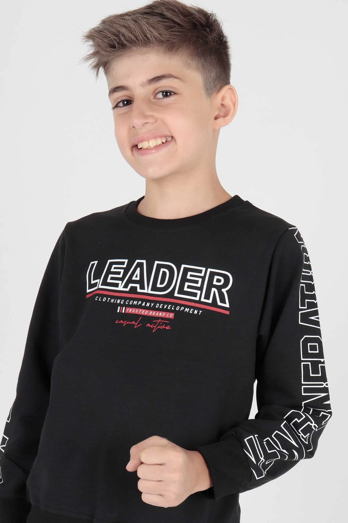 Boy Leader Printed Trend Sweatshirt AK15091