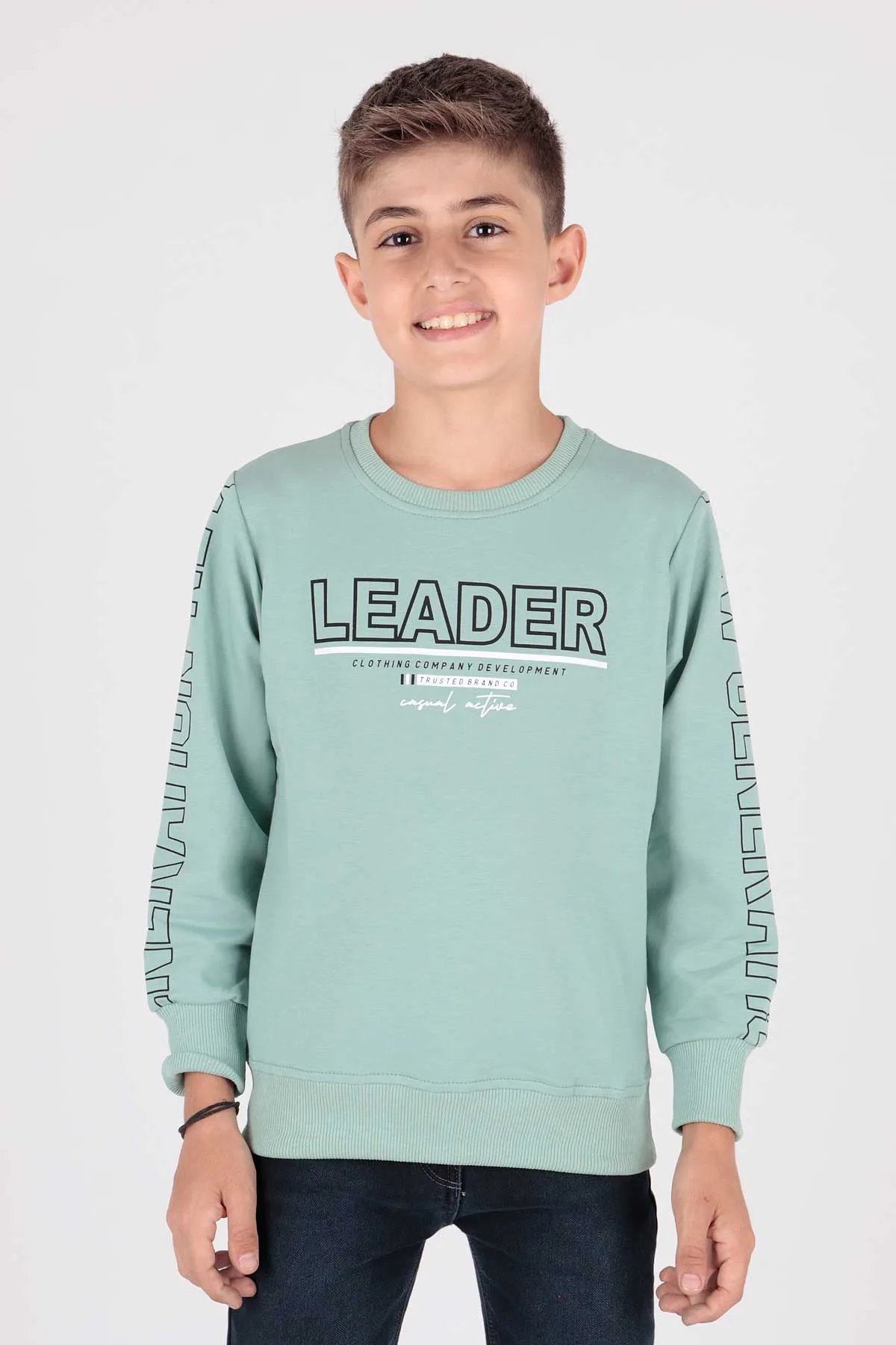 Boy Leader Printed Trend Sweatshirt AK15091