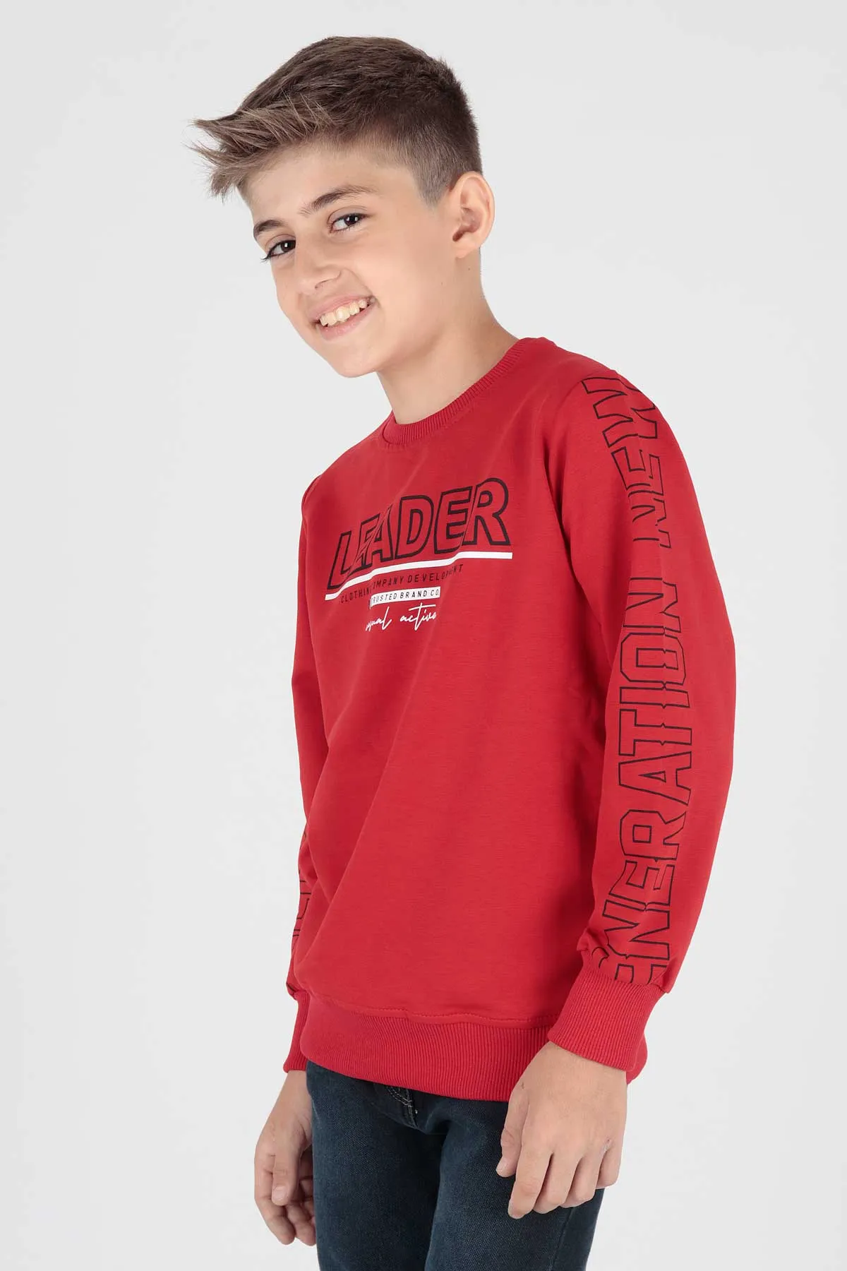 Boy Leader Printed Trend Sweatshirt AK15091