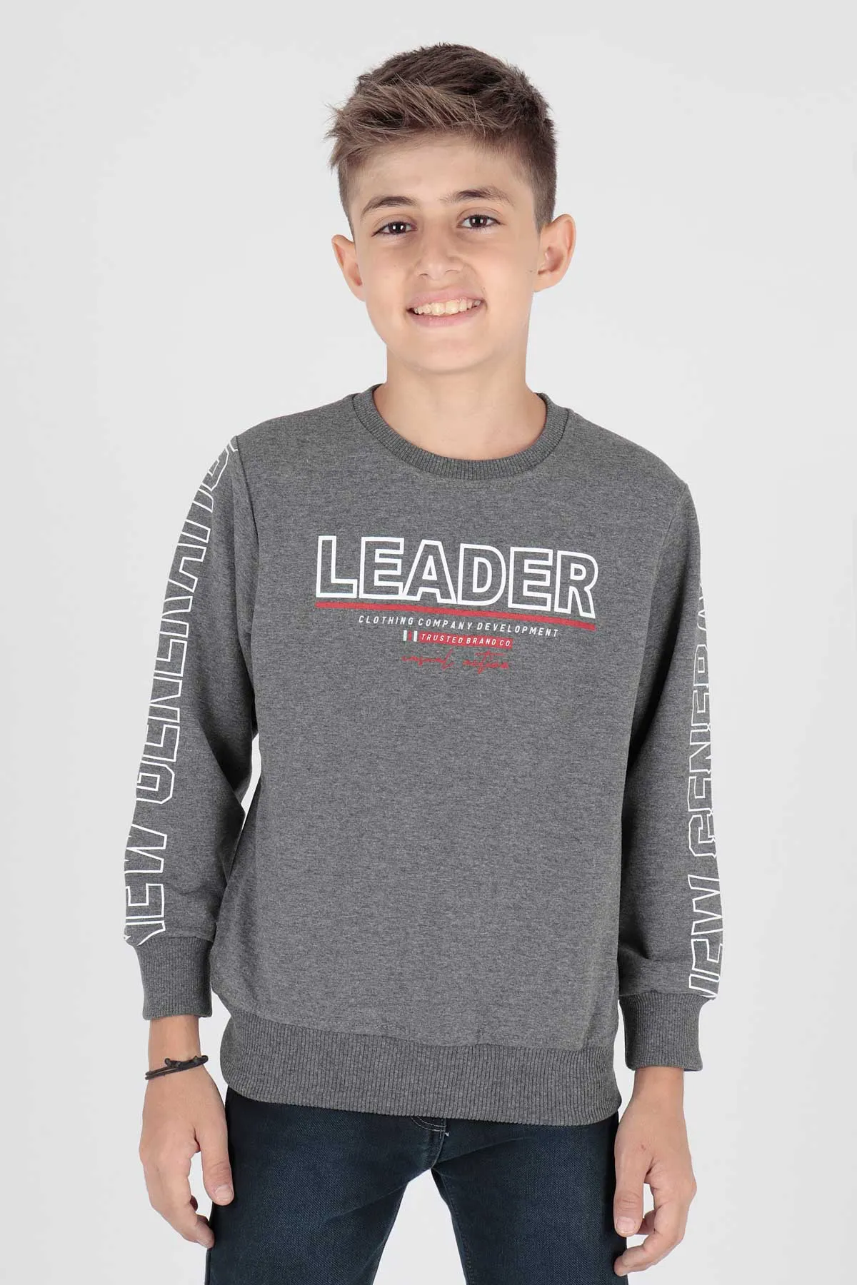 Boy Leader Printed Trend Sweatshirt AK15091