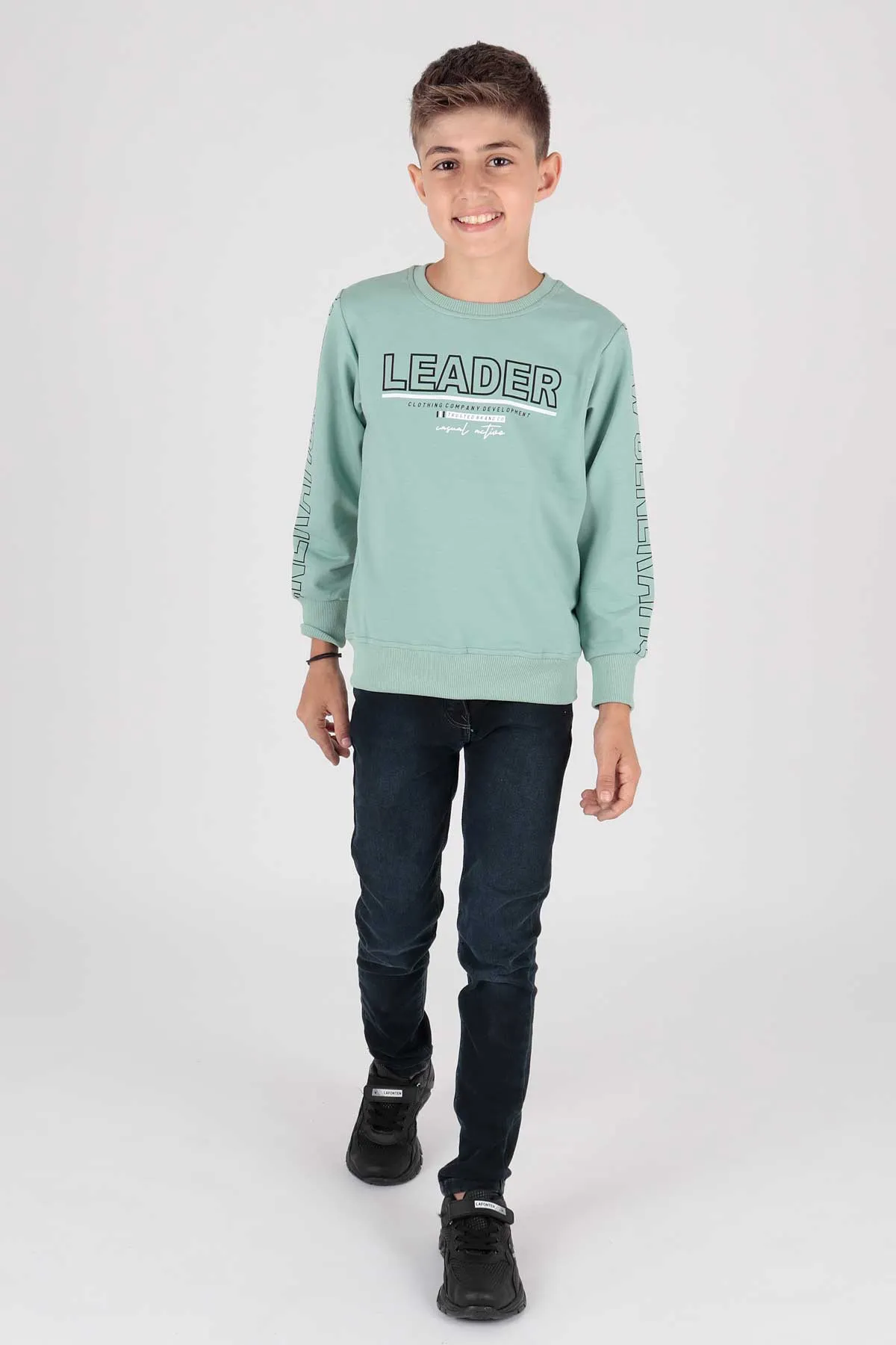 Boy Leader Printed Trend Sweatshirt AK15091