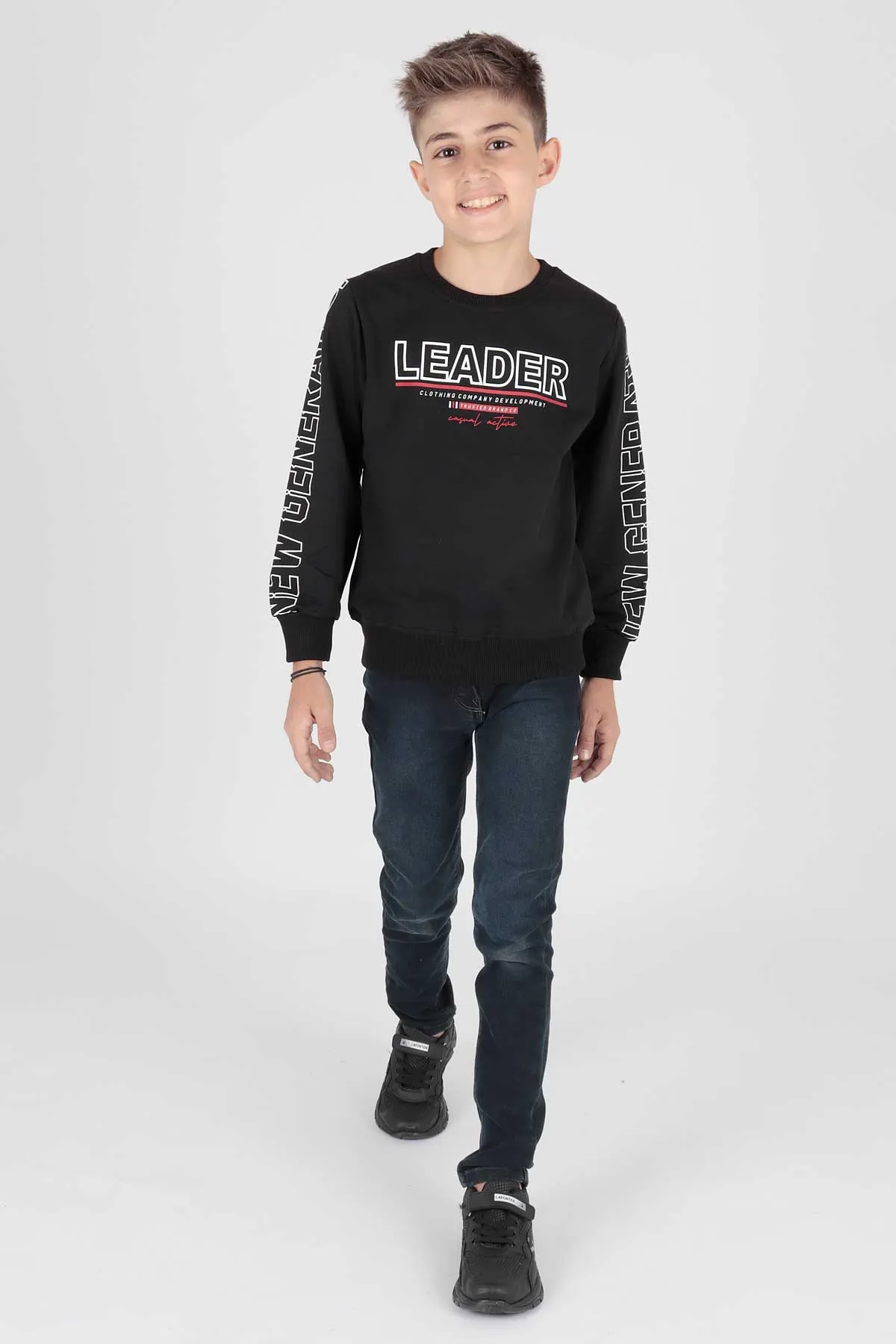 Boy Leader Printed Trend Sweatshirt AK15091