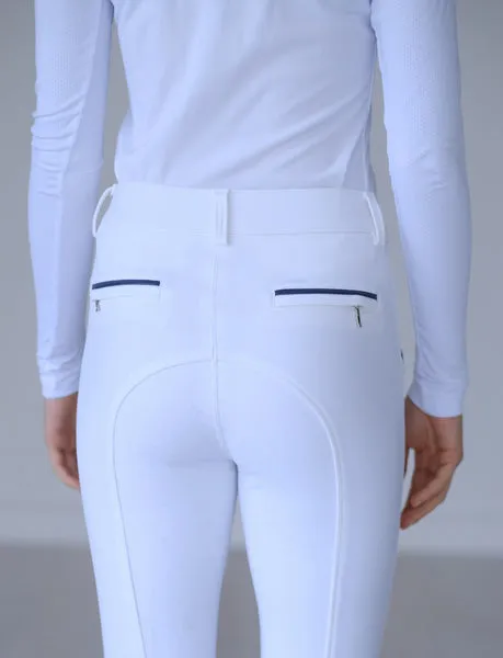 BTB 'ALYSSA' WHITE COMPETITION BREECHES