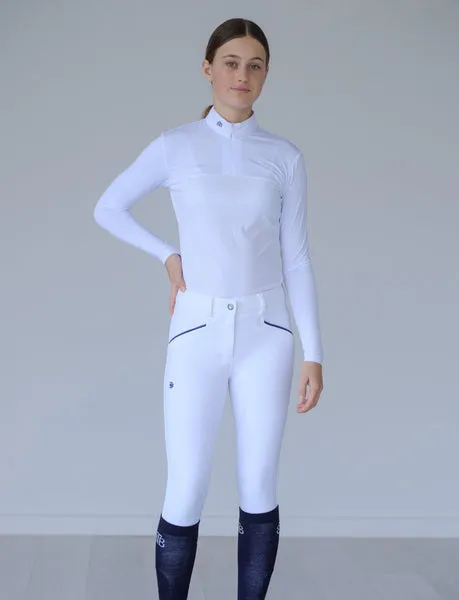 BTB 'ALYSSA' WHITE COMPETITION BREECHES