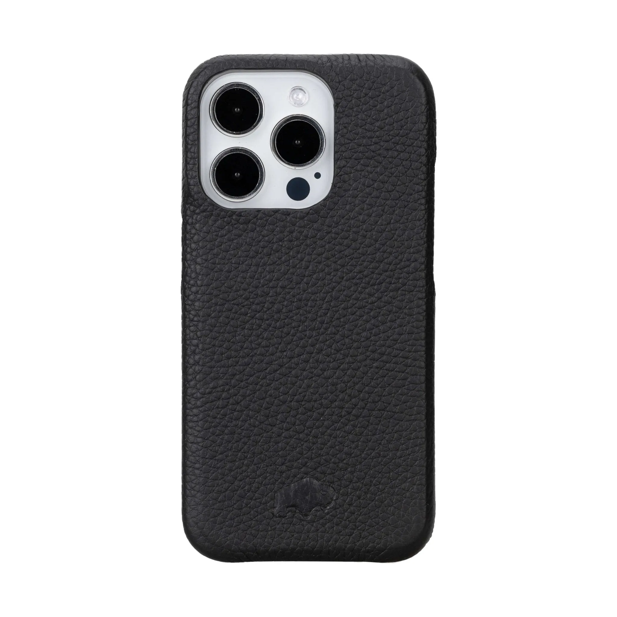 Burkley iPhone 16 Pro Wallet Case, Pebble Black