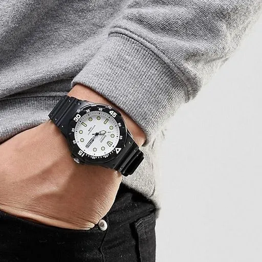 Casio Youth Analogue Black Strap Men's Watch| MRW-200H-7EVDF