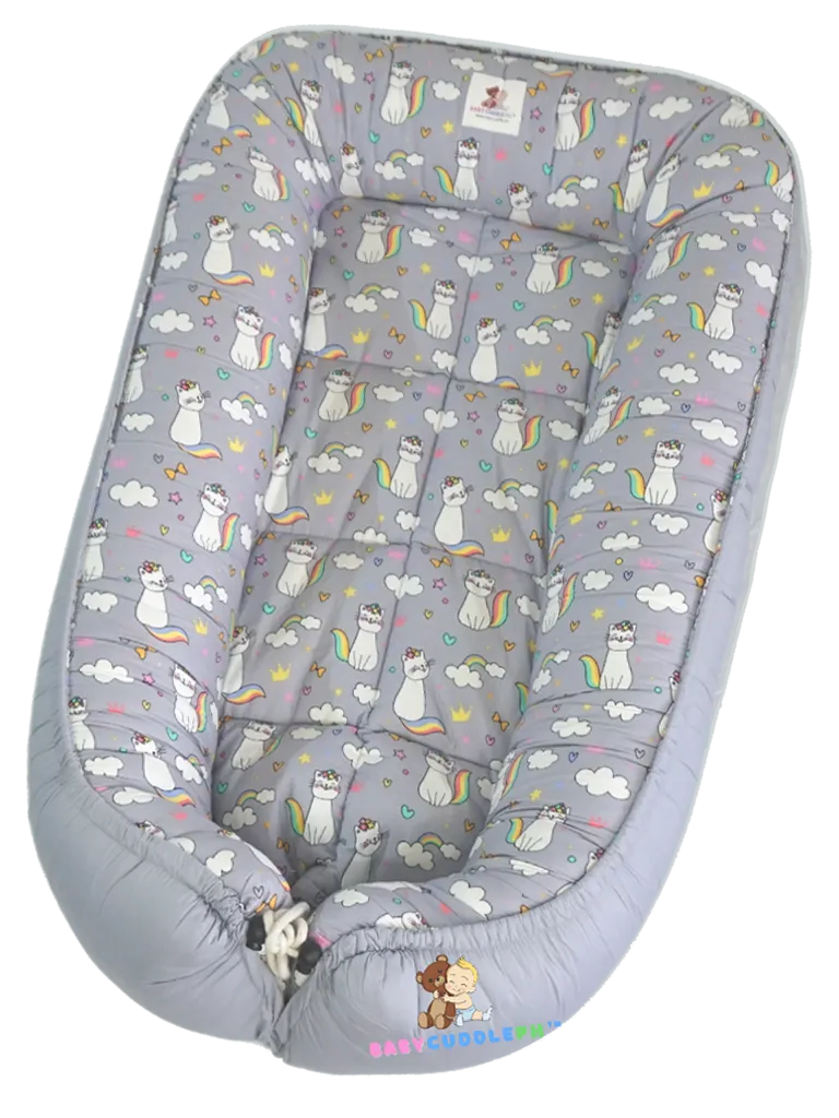Cats in Gray (Limited Stocks) - Bed and Head Pillow