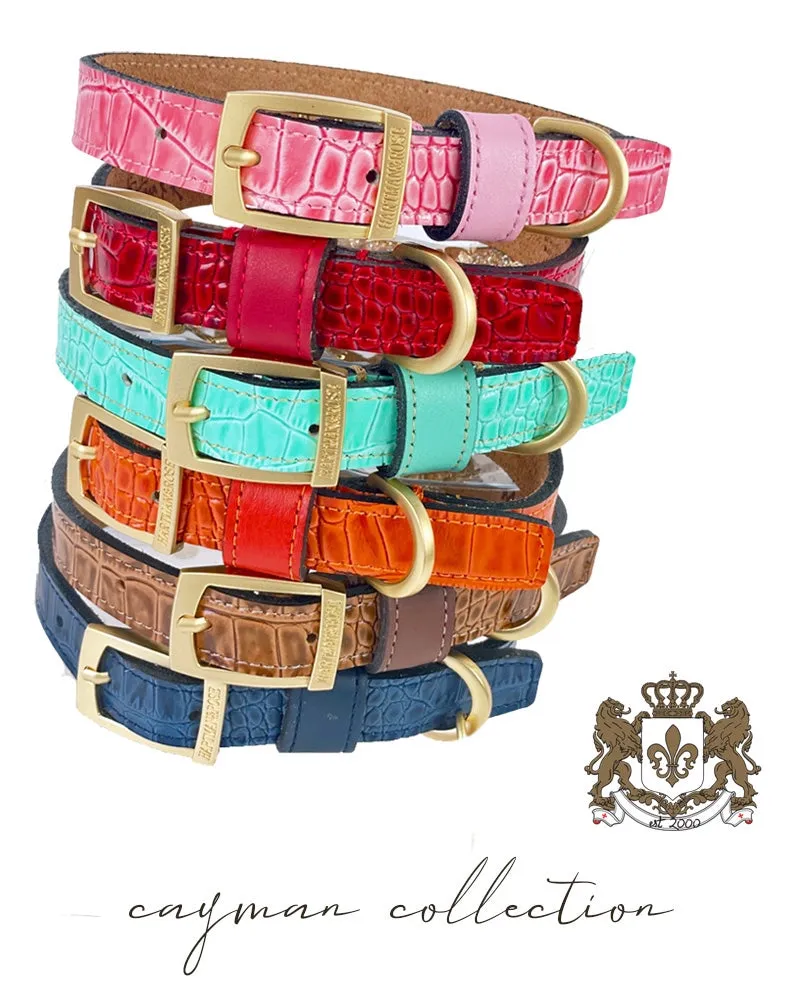 Cayman Dog Leash in Navy Blue